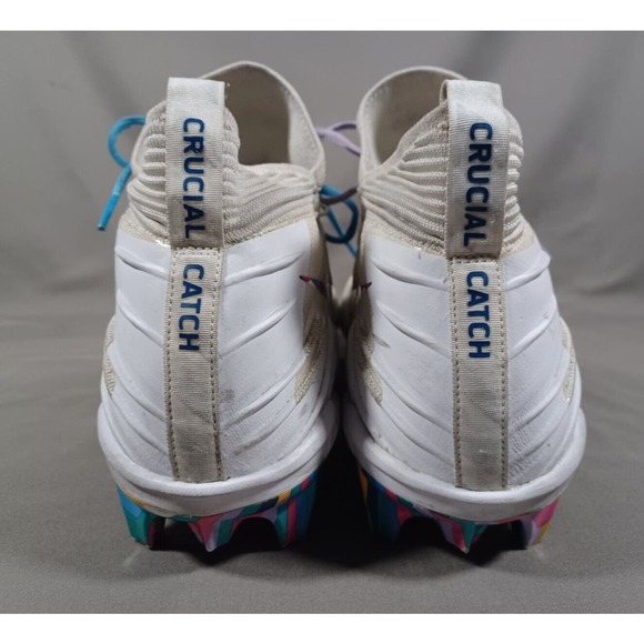 Nike Shoes Mens Sz 17 Alpha Menace Pro Crucial Catch Football Cleat AV4105-100 - Picture 3 of 10